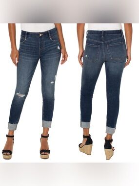 Liverpool Gia Glider Crop Skinny Jean, 22W